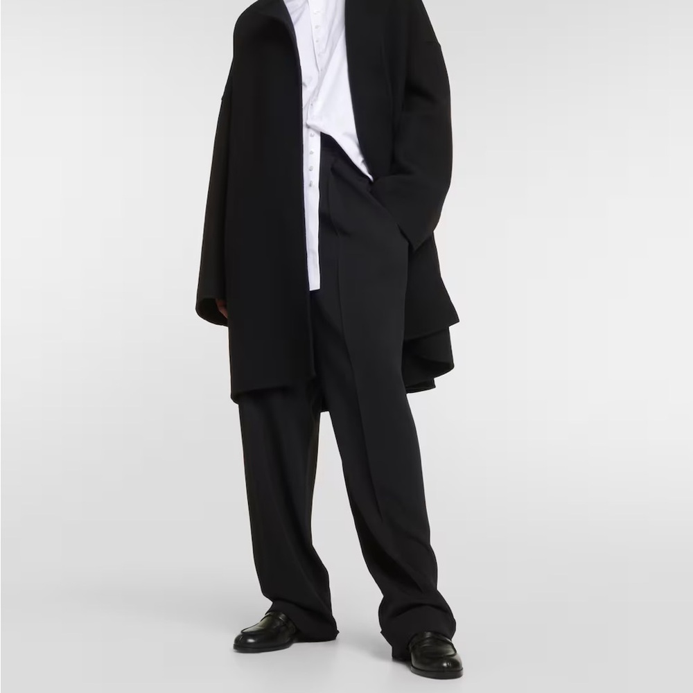 THE ROW High-rise wide-leg pants